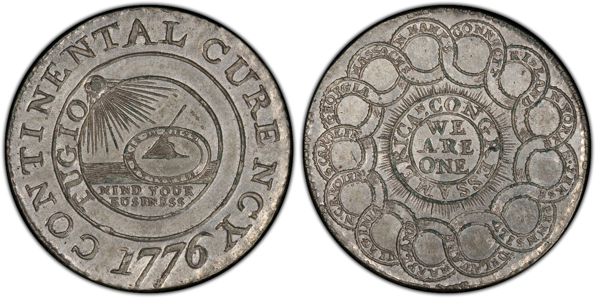 1776 Pewter Currency Dollar