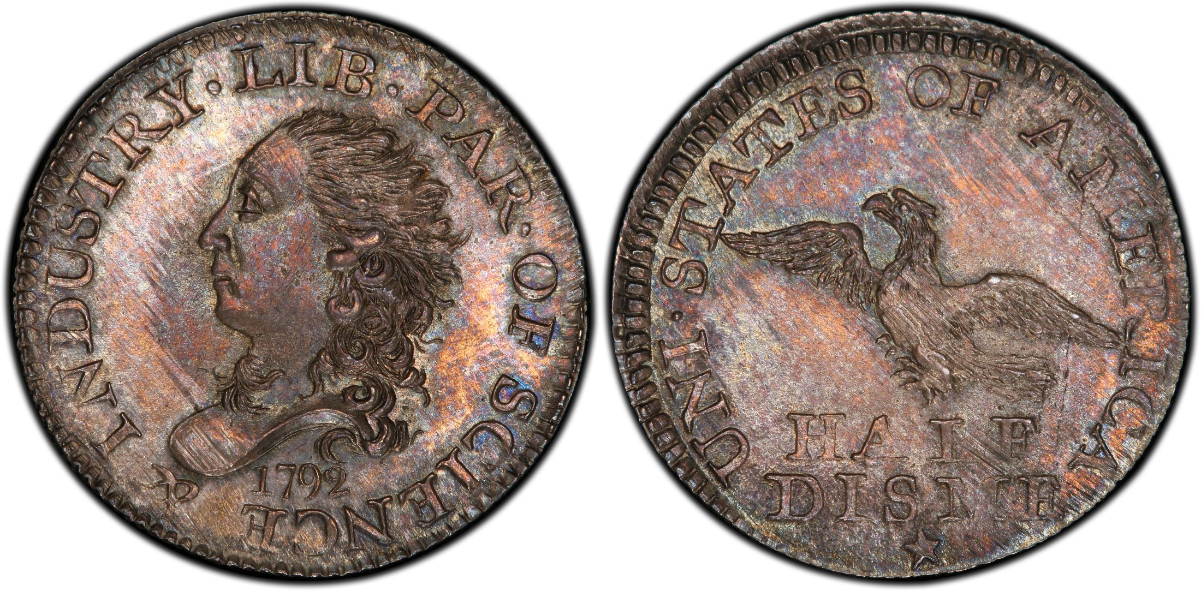 1792 Half Disme / Bust Half Dime