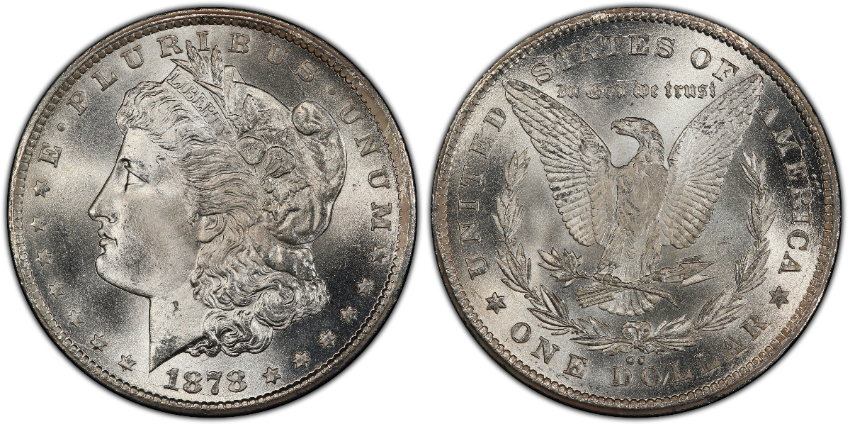 1878-CC Morgan Silver Dollar in MS 67 condition