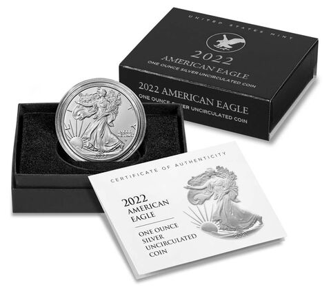 2022-W Burnished American Silver Eagle