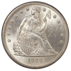 1859 Seated Liberty Dollar